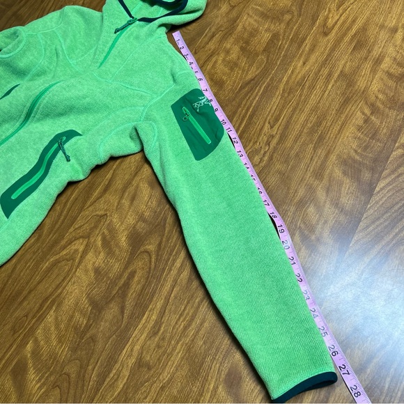 Arc'teryx Covert Hoodie Full zip fleece Jacket size small Green polartec - Picture 11 of 11